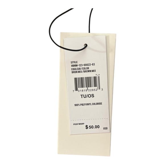 Nicole Miller Brown and Gold Crossbody Bag - Picture 8 of 8